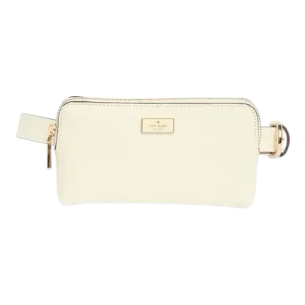 Kate Spade New York saffiano leather zip top belt bag Size L/XL NWT